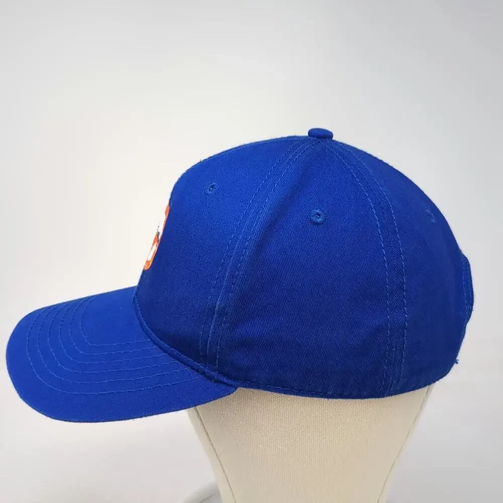 HeadStart Snapback Hat Blue One Size NYC City Skyline Horse Embroidered Patch